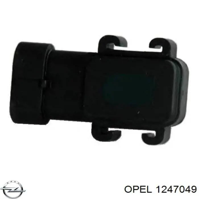 1247049 Opel датчик тиску у впускному колекторі, map