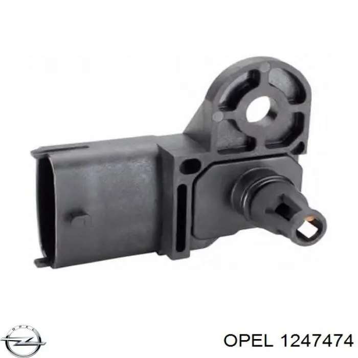 1247474 Opel Датчик наддува