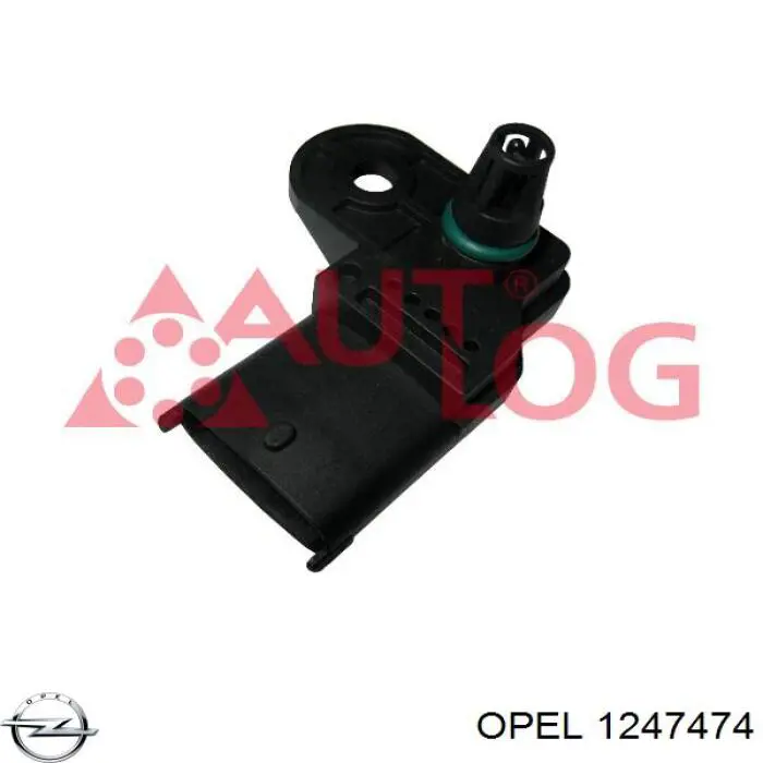 MAP сенсор Opel 1247474 ціна, від 10.91 USD