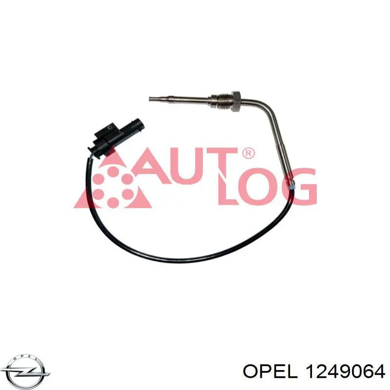 Купити 1249064 Opel Датчик температури відпрацьованих газів (ВГ), до каталізатора