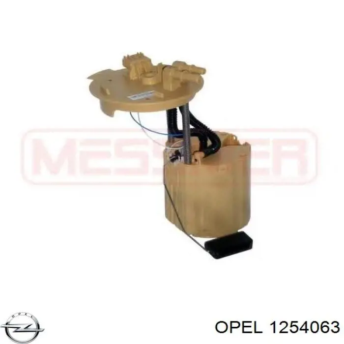 Купити 1254063 Opel Датчик рівня палива в бензобаку
