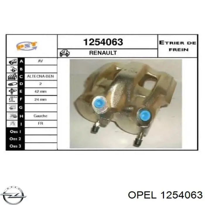  1254063 Opel