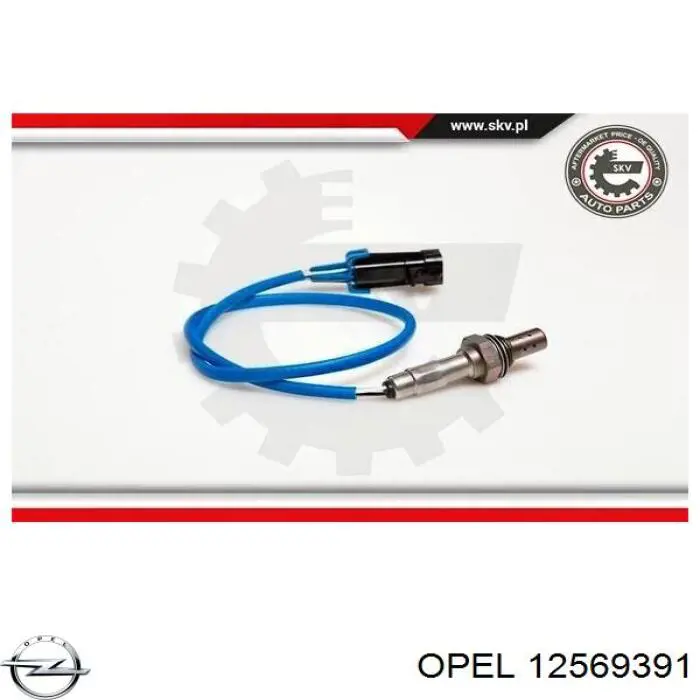 Лямбдазонд, датчик кисню до каталізатора Opel 12569391 ціна, від 47.19 USD
