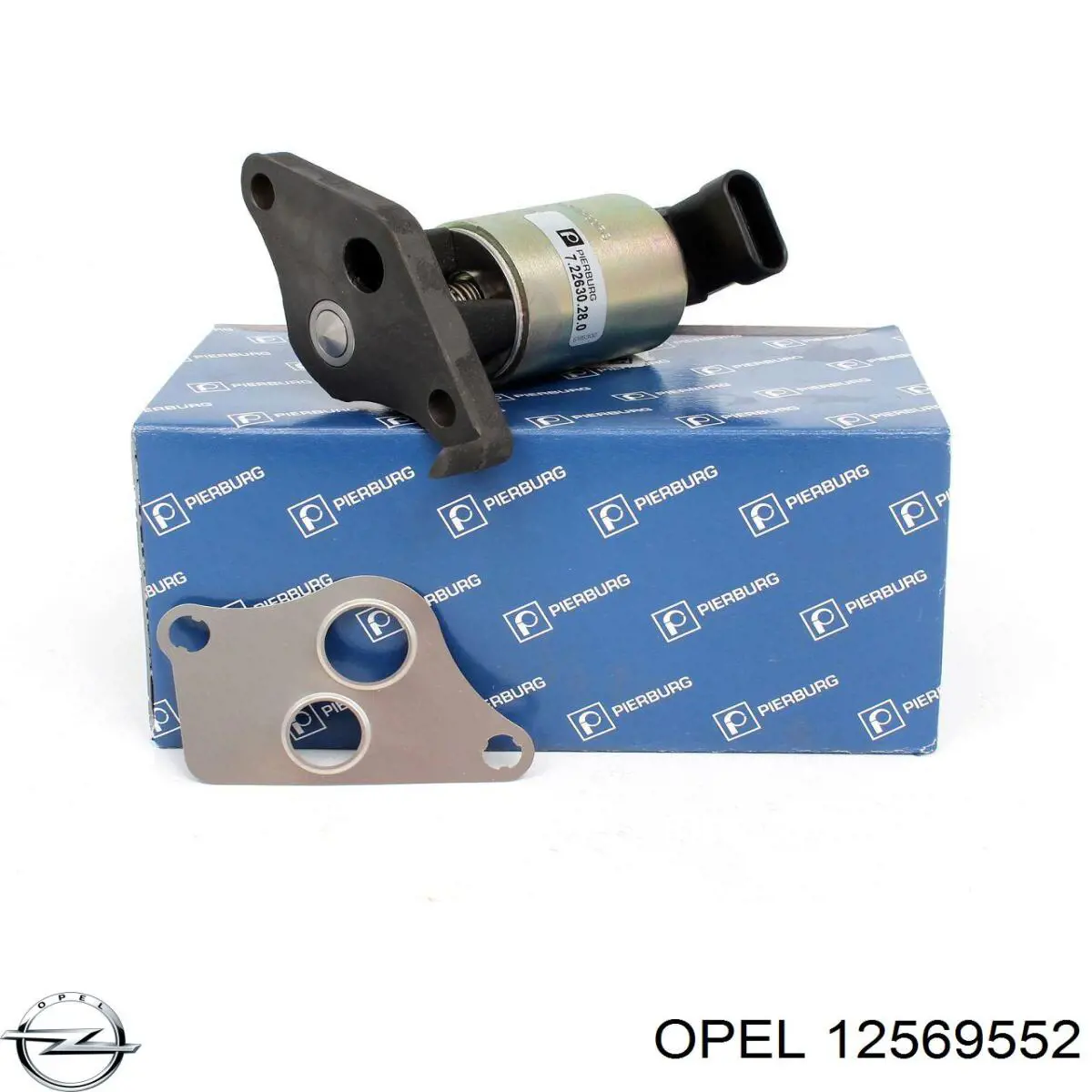 12569552 Opel Клапан рециркуляції відпрацьованих газів EGR