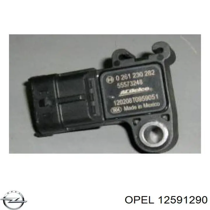 MAP сенсор Opel 12591290 ціна, від 16.94 USD