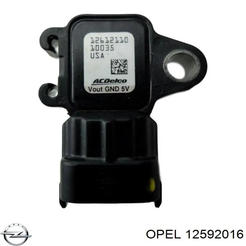 12592016 Opel Датчик наддува