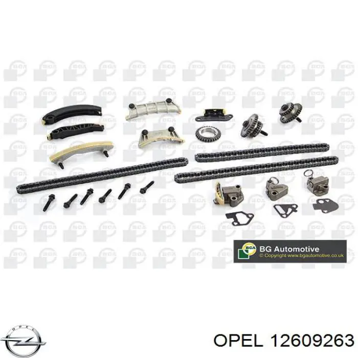 Натягувач ланцюга ГРМ 12609263 Opel