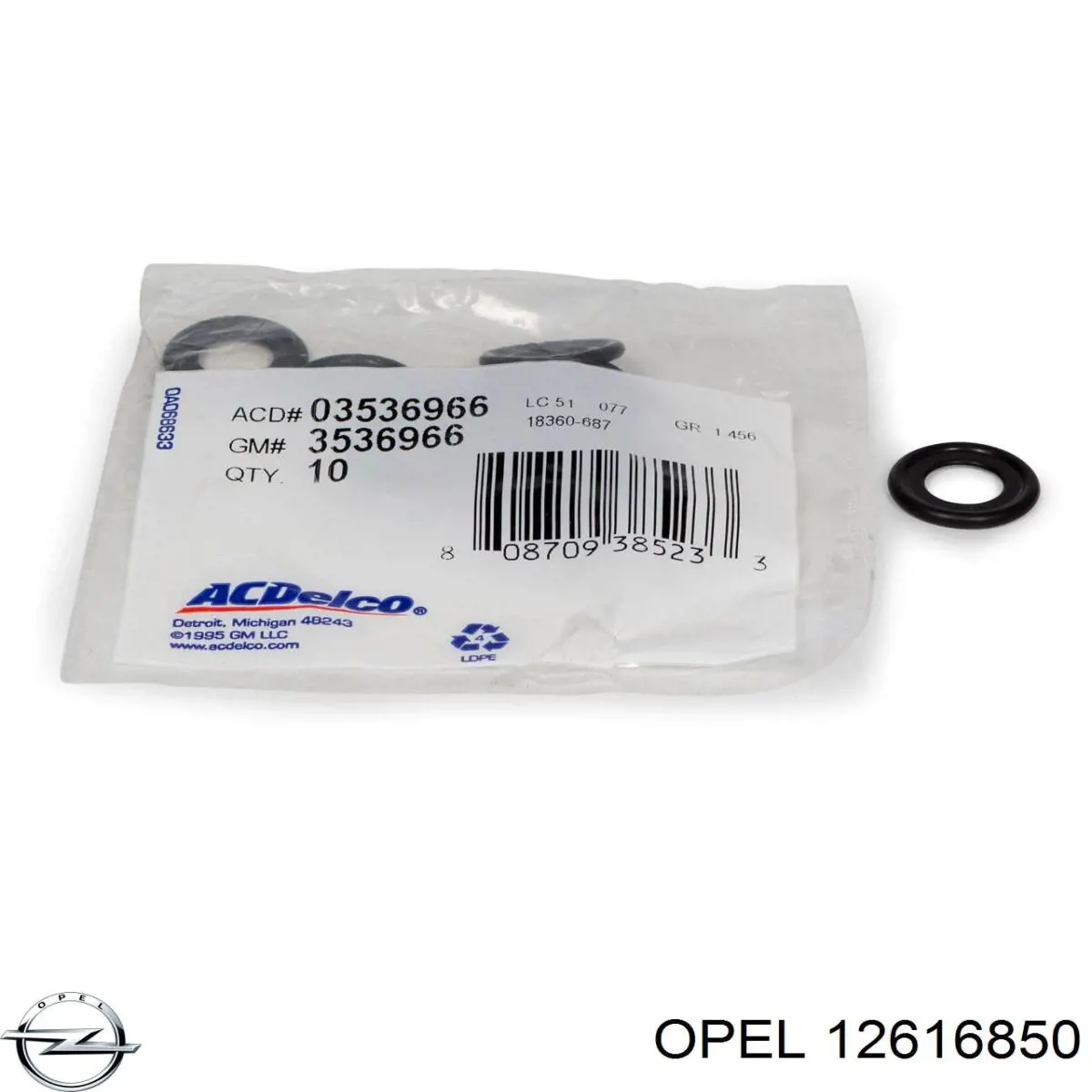 Прокладка пробки піддону двигуна Opel 12616850 ціна, від 1.91 USD