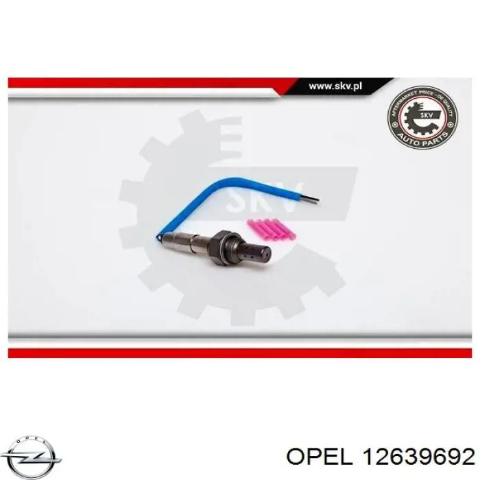 Лямбдазонд, датчик кисню до каталізатора 12639692 Opel