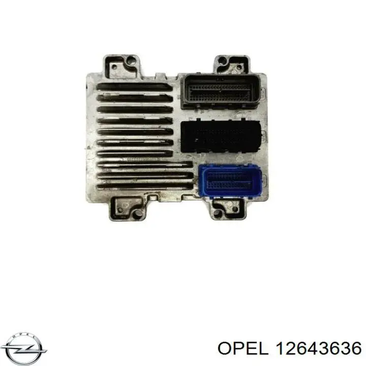 Електронний блок керування двигуном 1247282 Opel