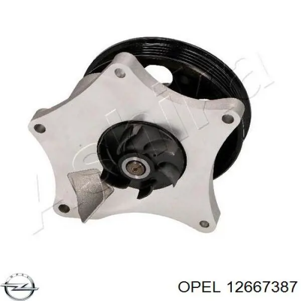Помпа охолодження Opel 12667387 ціна, від 45.06 USD