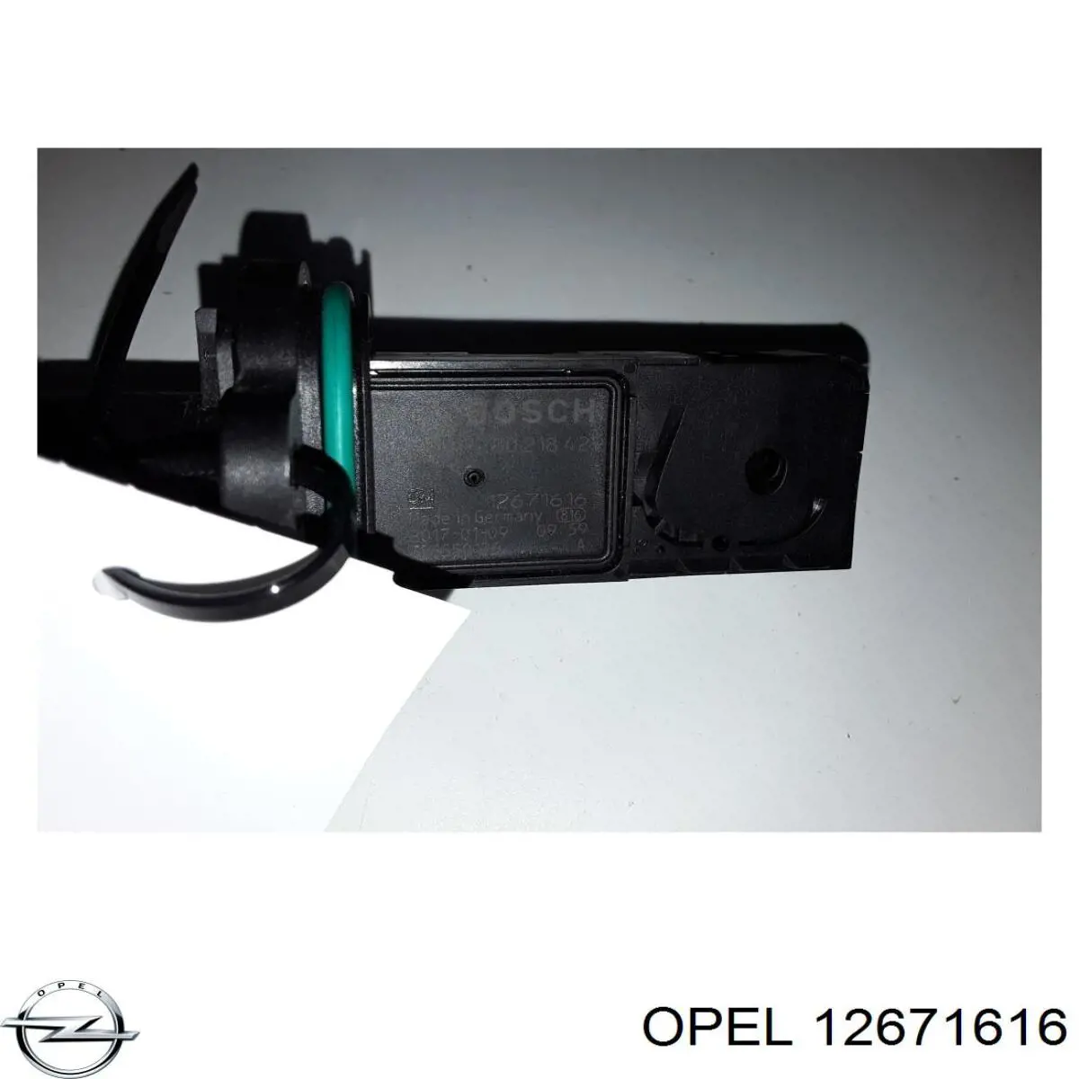 12671616 Opel датчик потоку (витрати повітря, витратомір MAF - (Mass Airflow))