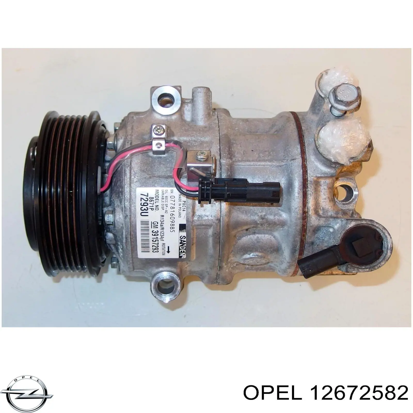 Датчик тиску палива Opel 12672582