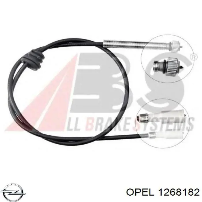 Трос приводу спідометра Opel 1268182 ціна, від 5.98 USD