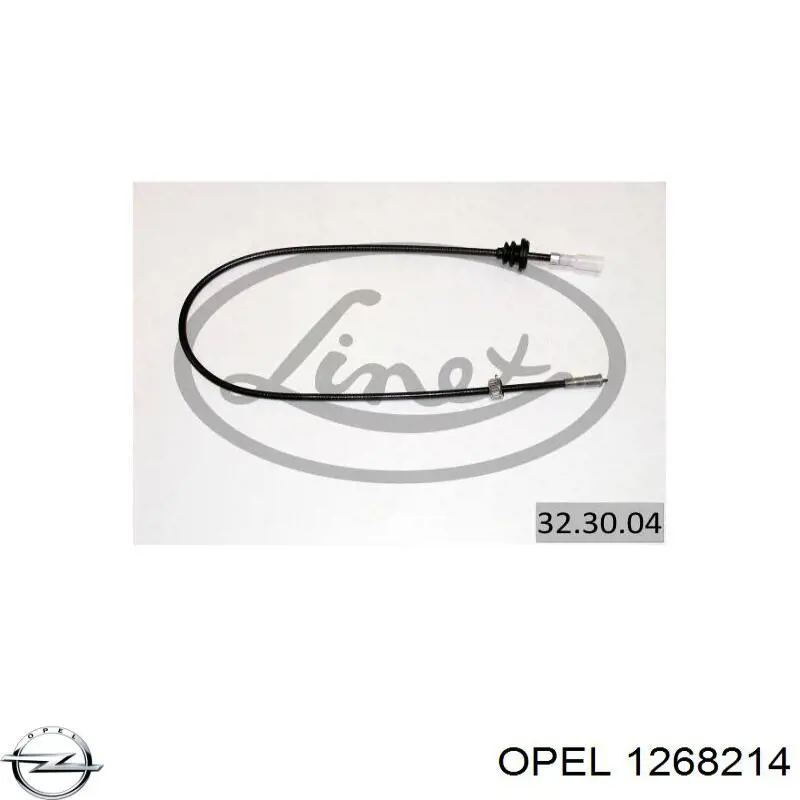Трос приводу спідометра Opel 1268214 ціна, від 6.33 USD
