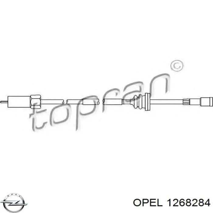 Трос спідометра 90510867 Opel