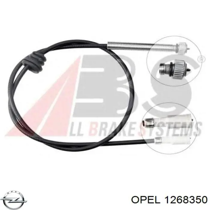 Трос приводу спідометра Opel Ascona B (81, 86, 87, 88) (Опель Аскона)