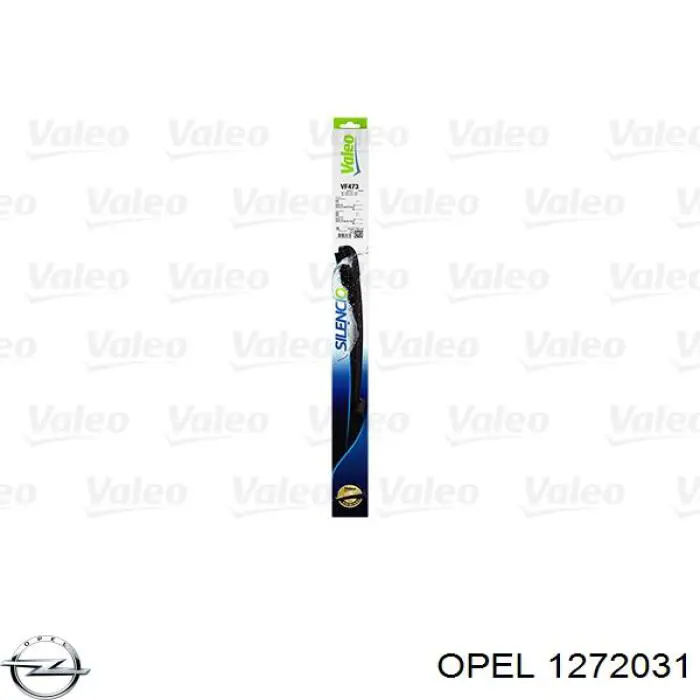 Щітка склоочисника лобового скла, водійська Opel 1272031