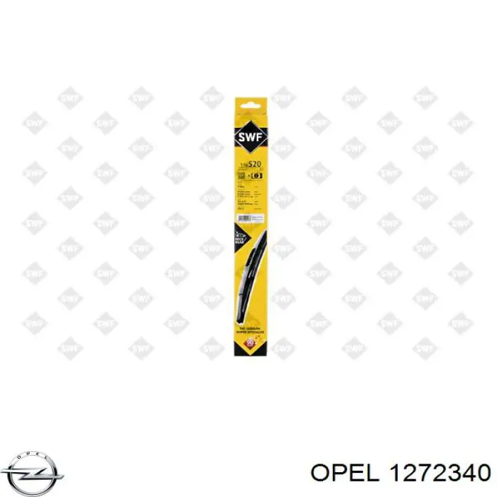 Купити 1272340 Opel Щітка задня
