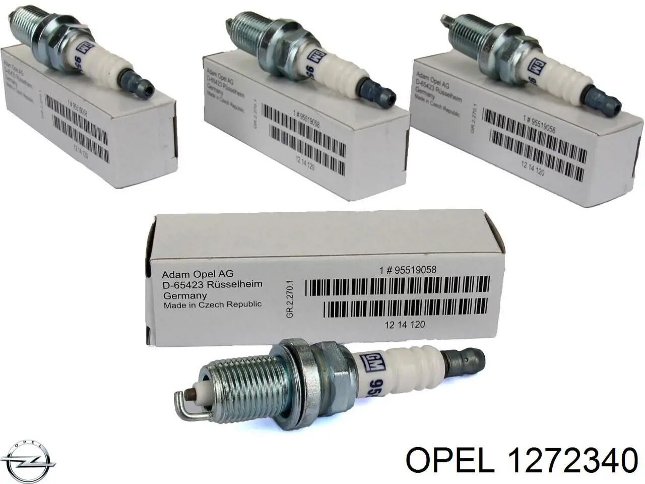 Задня щітка 1272340 Opel