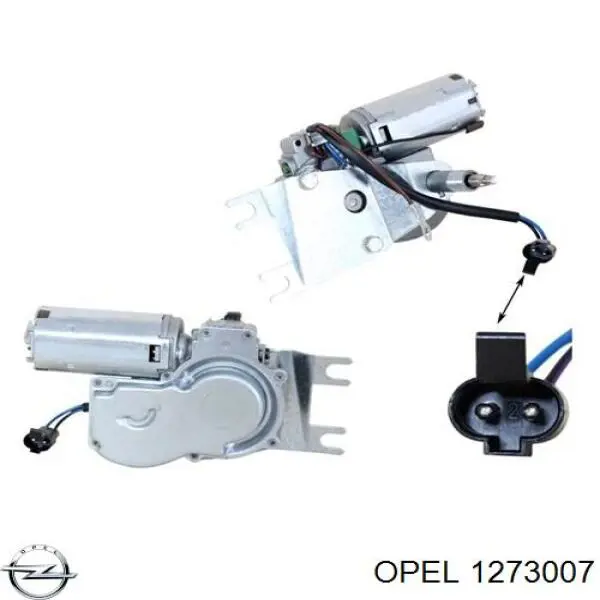 Купити 1273007 Opel Двигун склоочисника заднього скла