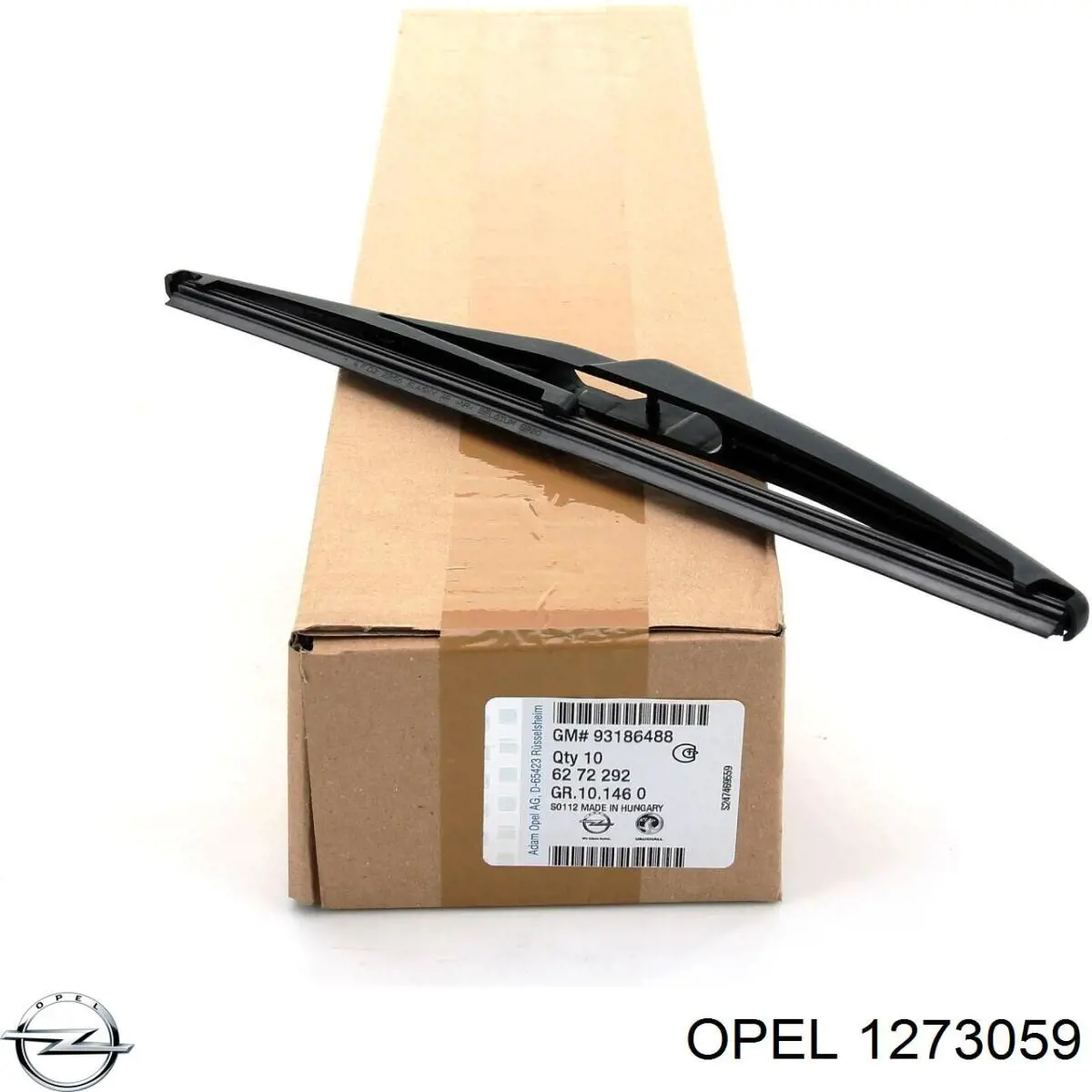 Щітка склоочисника заднього скла Opel 1273059 ціна, від 7.67 USD
