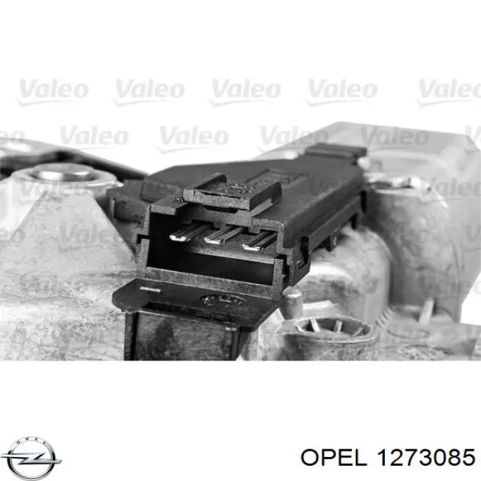 Моторчик заднього склоочисника 1273085 Opel