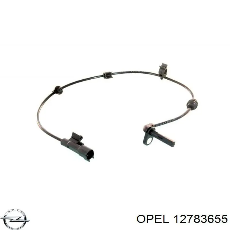 12783655 Opel датчик абс (abs задній)