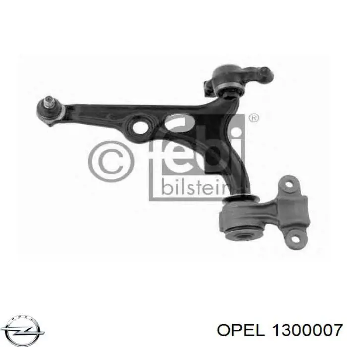 1300007 Opel Радіатор охолодження двигуна