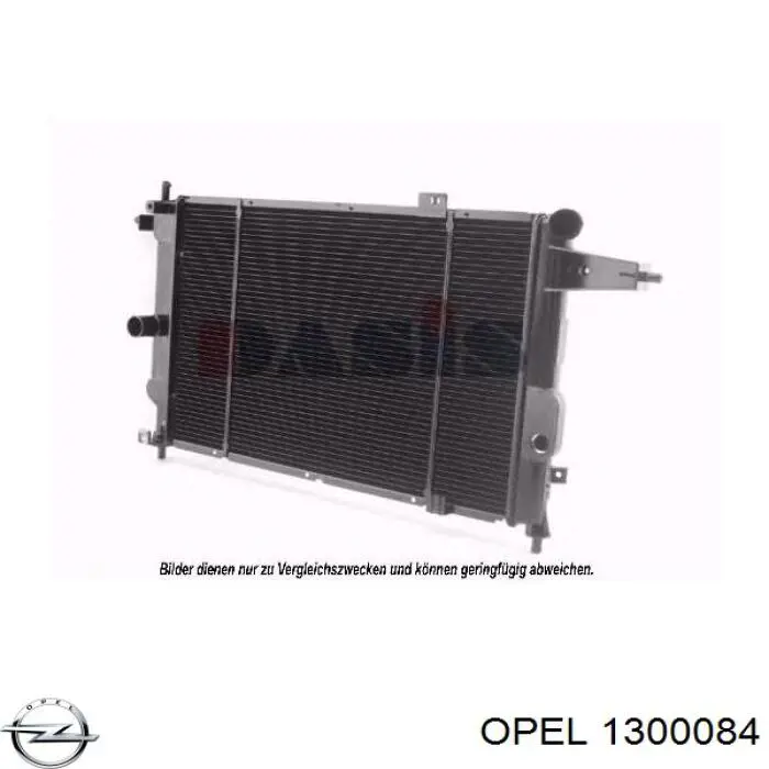 1300084 Opel Радіатор охолодження двигуна
