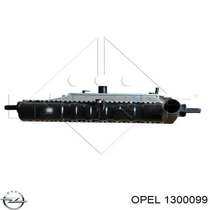 1300099 Opel Радіатор охолодження двигуна