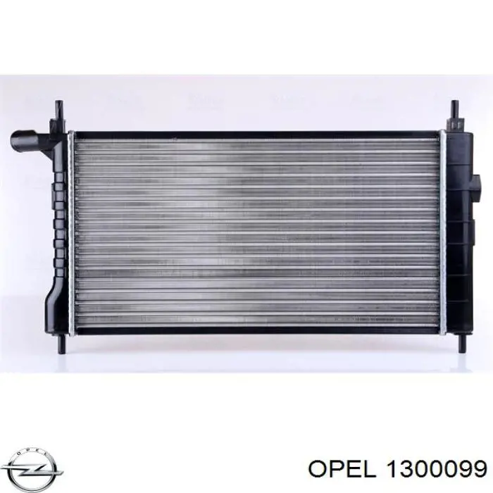 Радіатор основний Opel 1300099 ціна, від 39.41 USD
