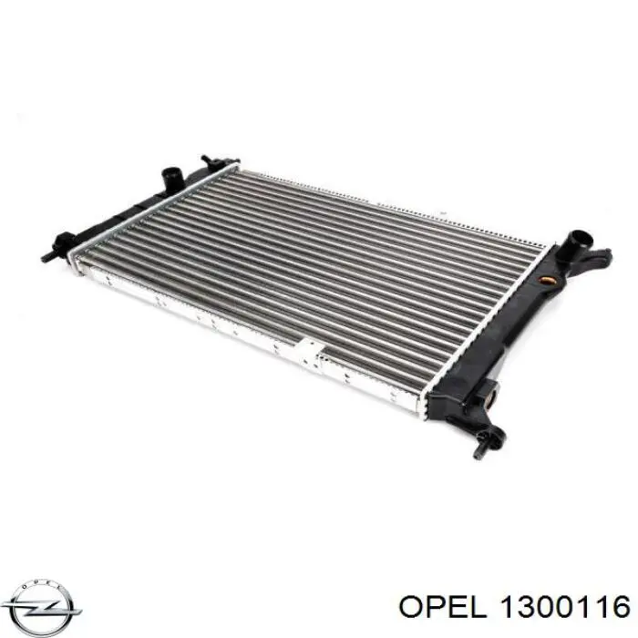 Купити 1300116 Opel Радіатор двигуна