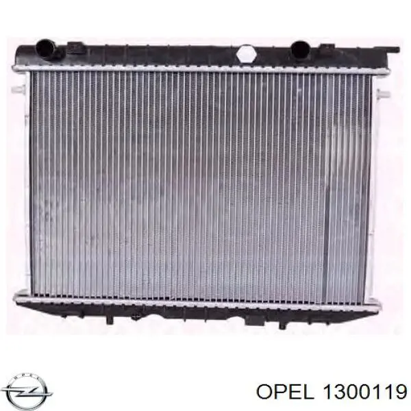 1300119 Opel радіатор охолодження двигуна