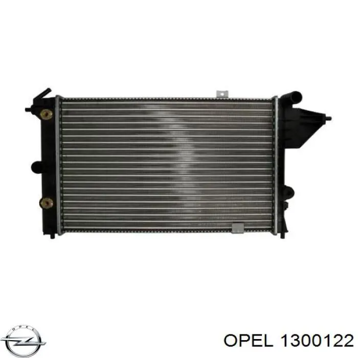 1300122 Opel Радіатор охолодження двигуна