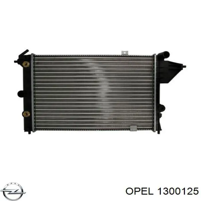 1300125 Opel радіатор охолодження двигуна