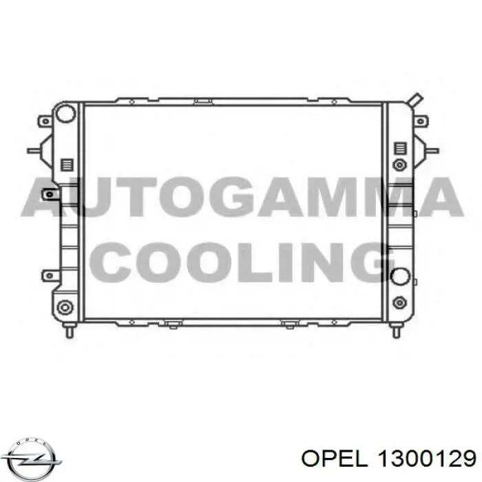 Радіатор основний Opel 1300129 ціна, від 112.62 USD