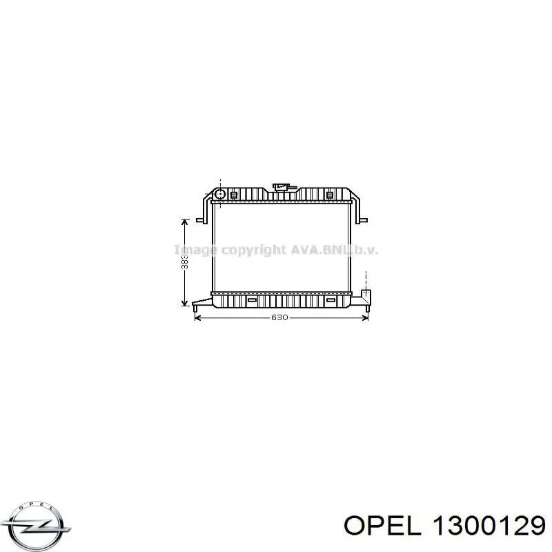 1300129 Opel Радіатор охолодження двигуна