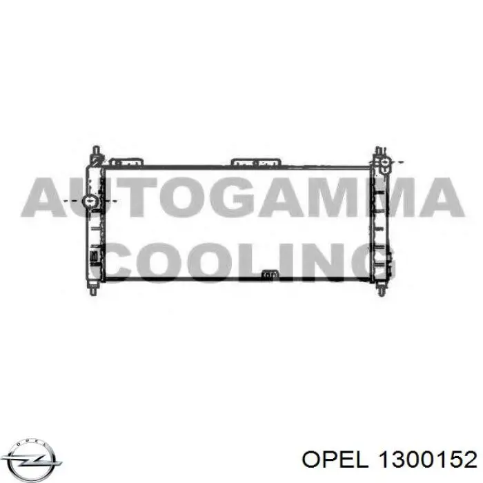 Радіатор основний Opel 1300152 ціна, від 42.61 USD