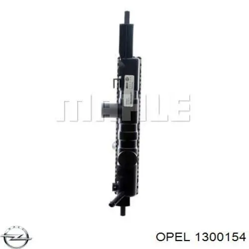 Радіатор 1300154 Opel