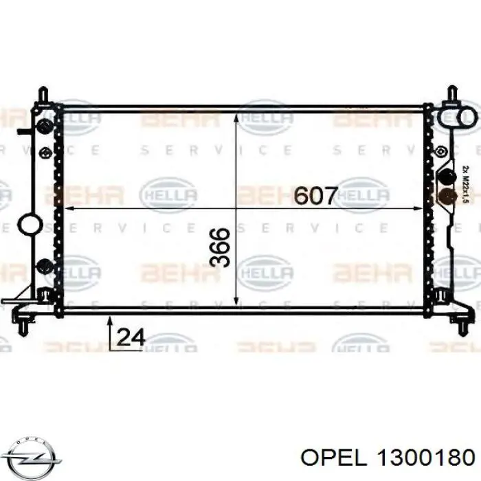 Радіатор основний Opel 1300180 ціна, від 60.23 USD