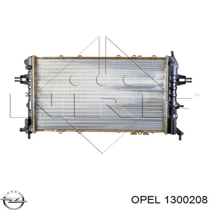 Радіатор основний Opel 1300208 ціна, від 49.86 USD