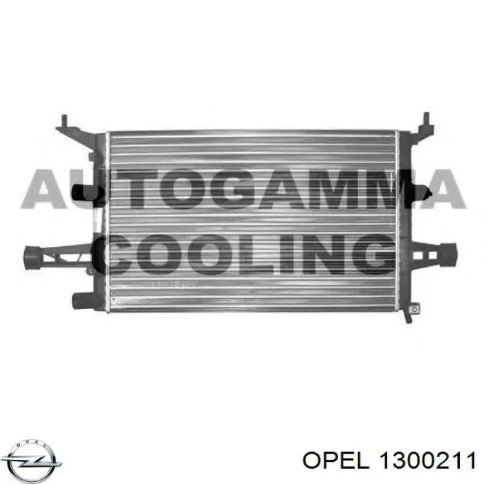 Купити 1300211 Opel Радіатор двигуна