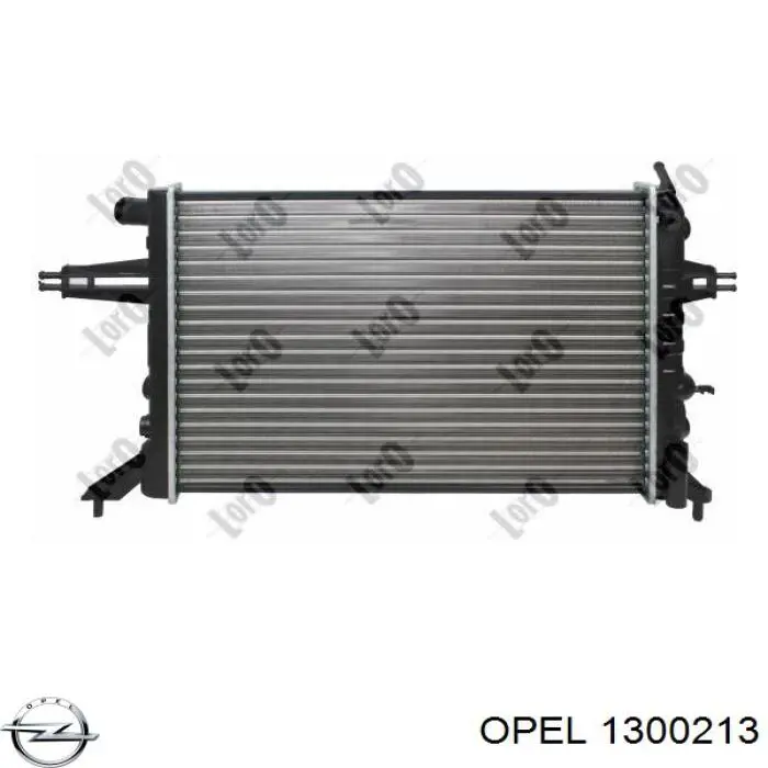 1300213 Opel Радіатор охолодження двигуна