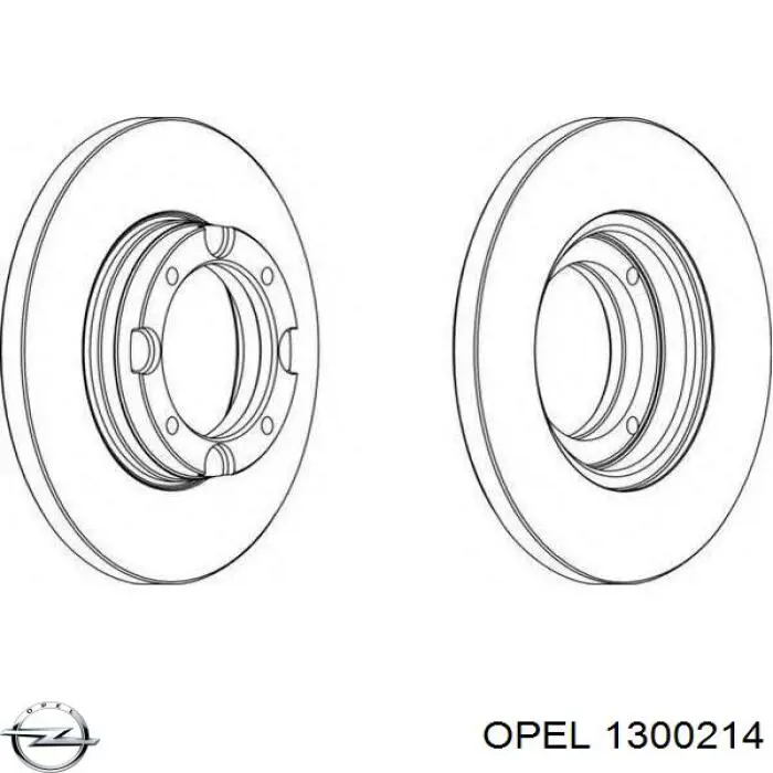 Купити 1300214 Opel Радіатор двигуна