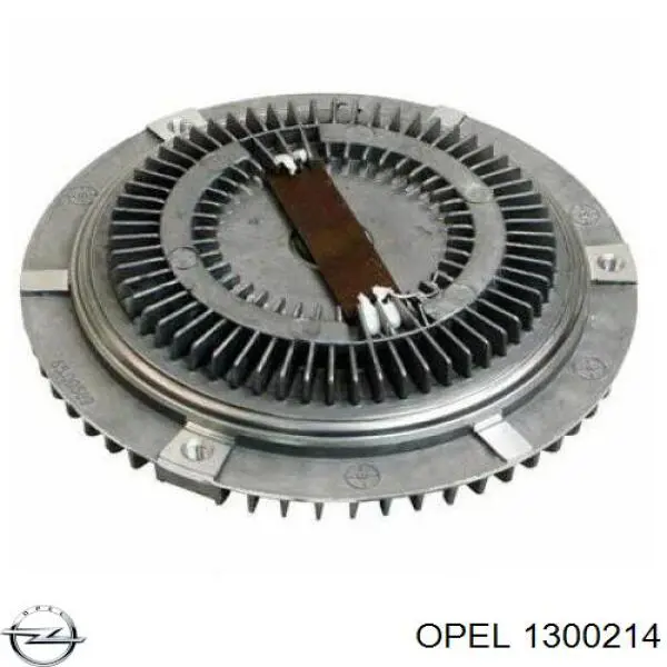 1300214 Opel Радіатор охолодження двигуна
