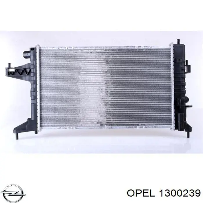Радіатор основний Opel 1300239 ціна, від 92.62 USD