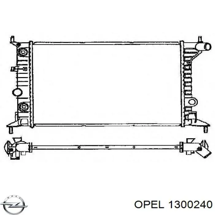 Радіатор основний Opel 1300240 ціна, від 46.00 USD
