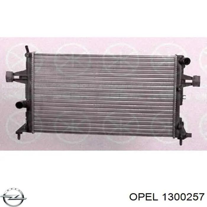 Радіатор основний Opel 1300257 ціна, від 50.22 USD