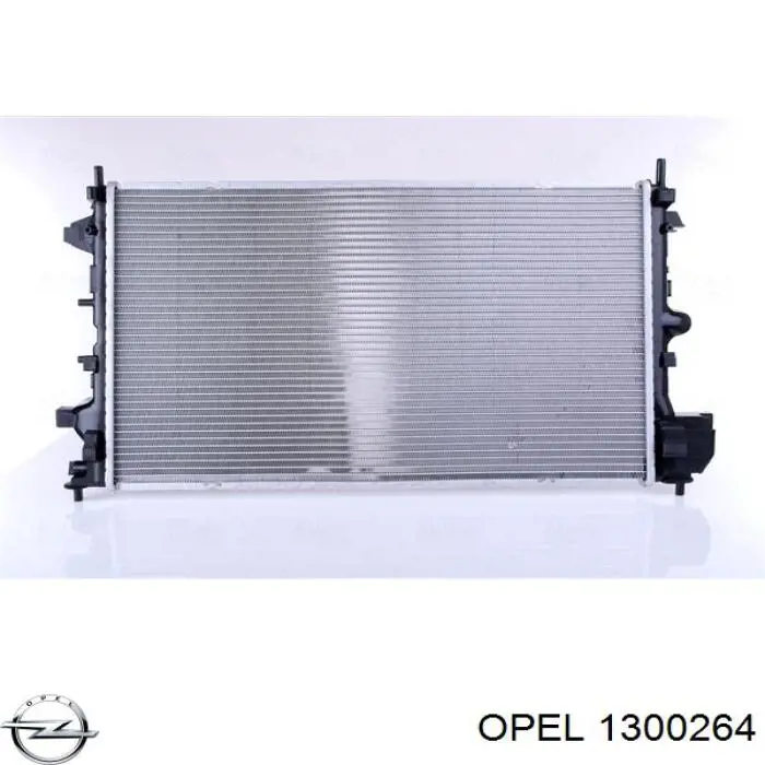 Радіатор 1300264 Opel